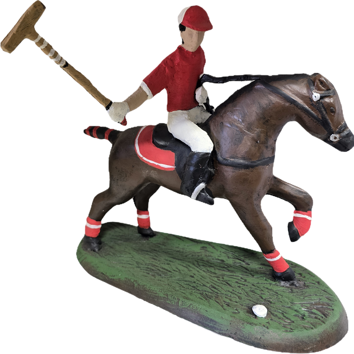 Polo Player on Horse