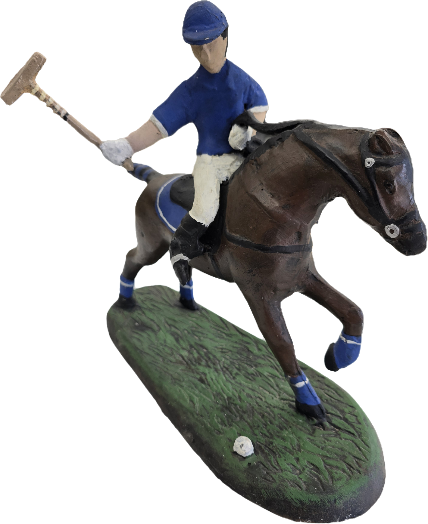 Polo Player on Horse - Backyard Buddies