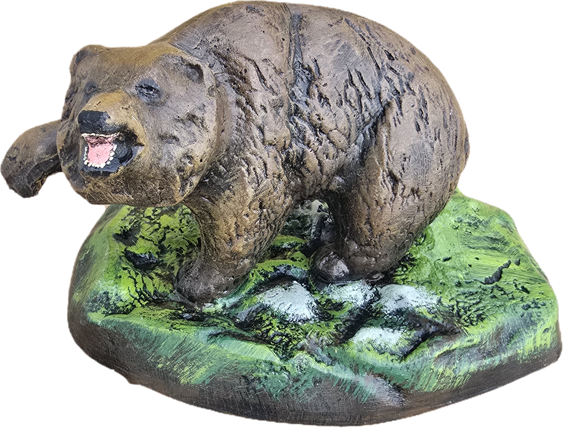 Mini Bear on Base - Backyard Buddies