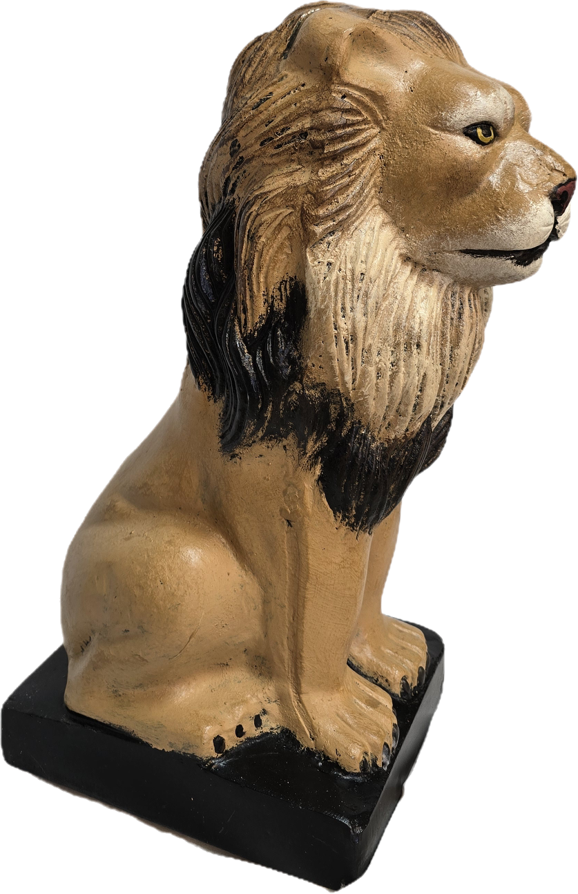 Small Sitting Lion - Backyard Buddies