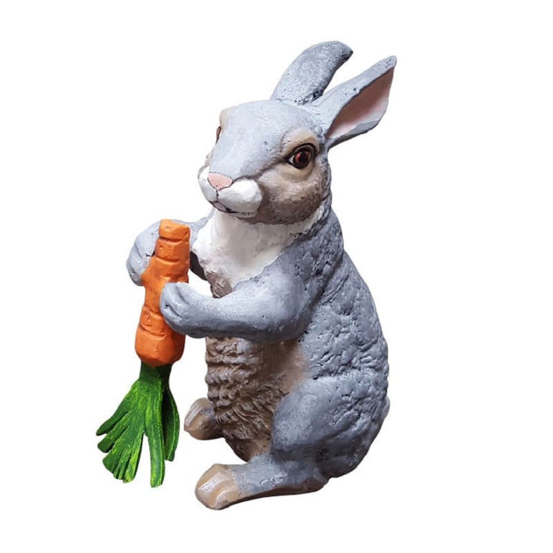Rabbit Eating Carrots - Backyard Buddies