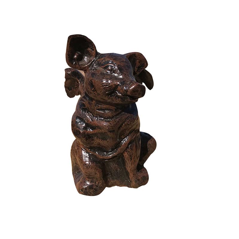 Sitting Pig with Wings