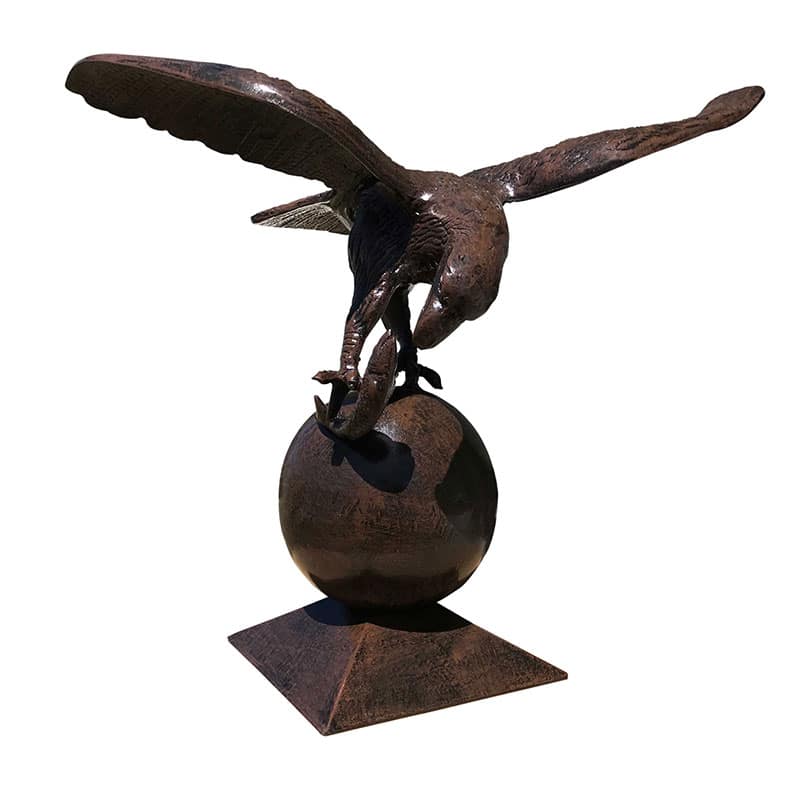 Small Eagle on Ball - Backyard Buddies