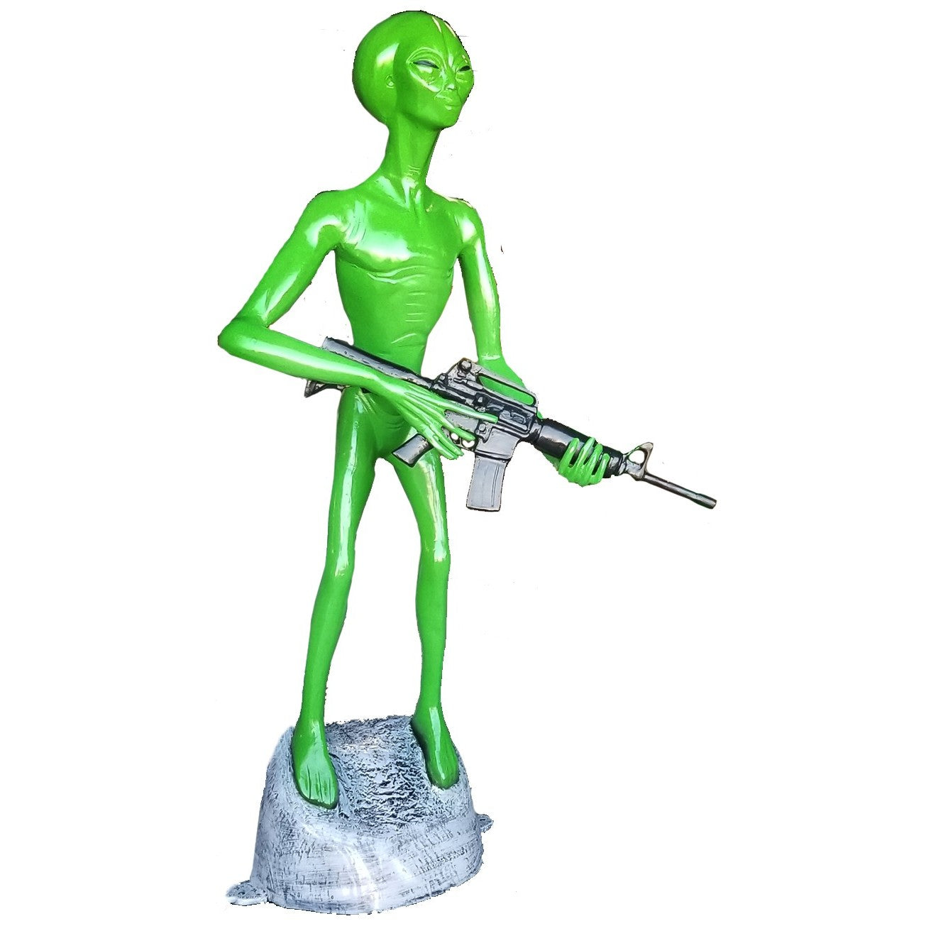 Alien with Machine Gun