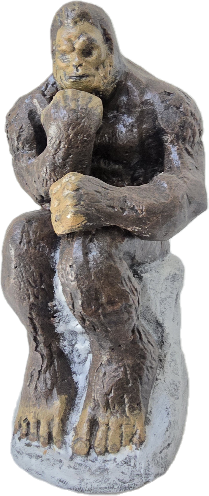 Bigfoot Sitting on Rock - Backyard Buddies