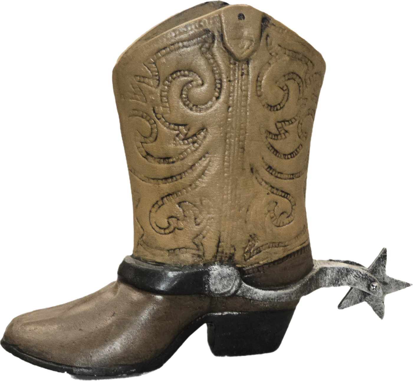 Boot with Spur Planter 11"