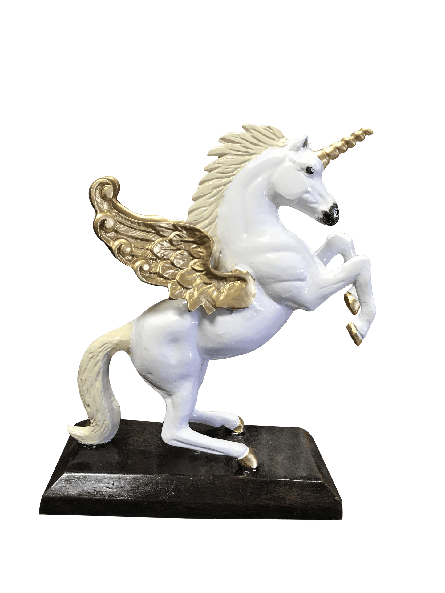 Desktop Rearing Unicorn on Base - Backyard Buddies