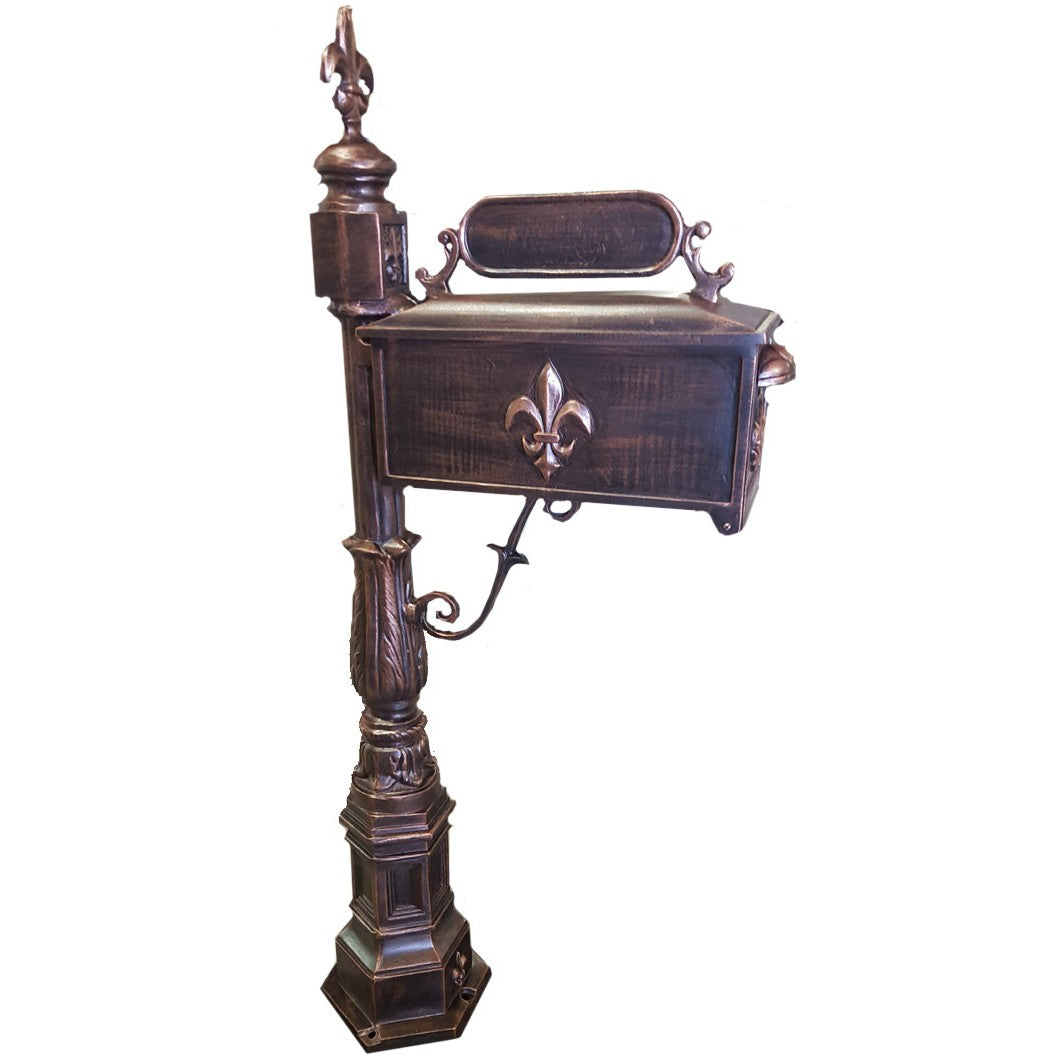 Fleur De Lis Mailbox