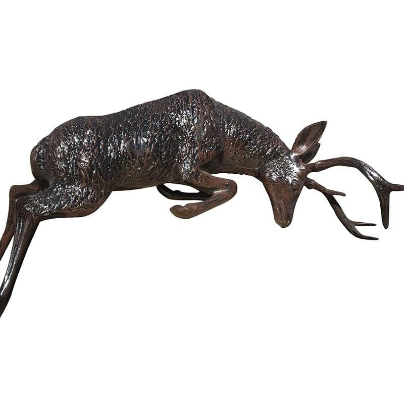 Jumping Deer Left Wall Mount