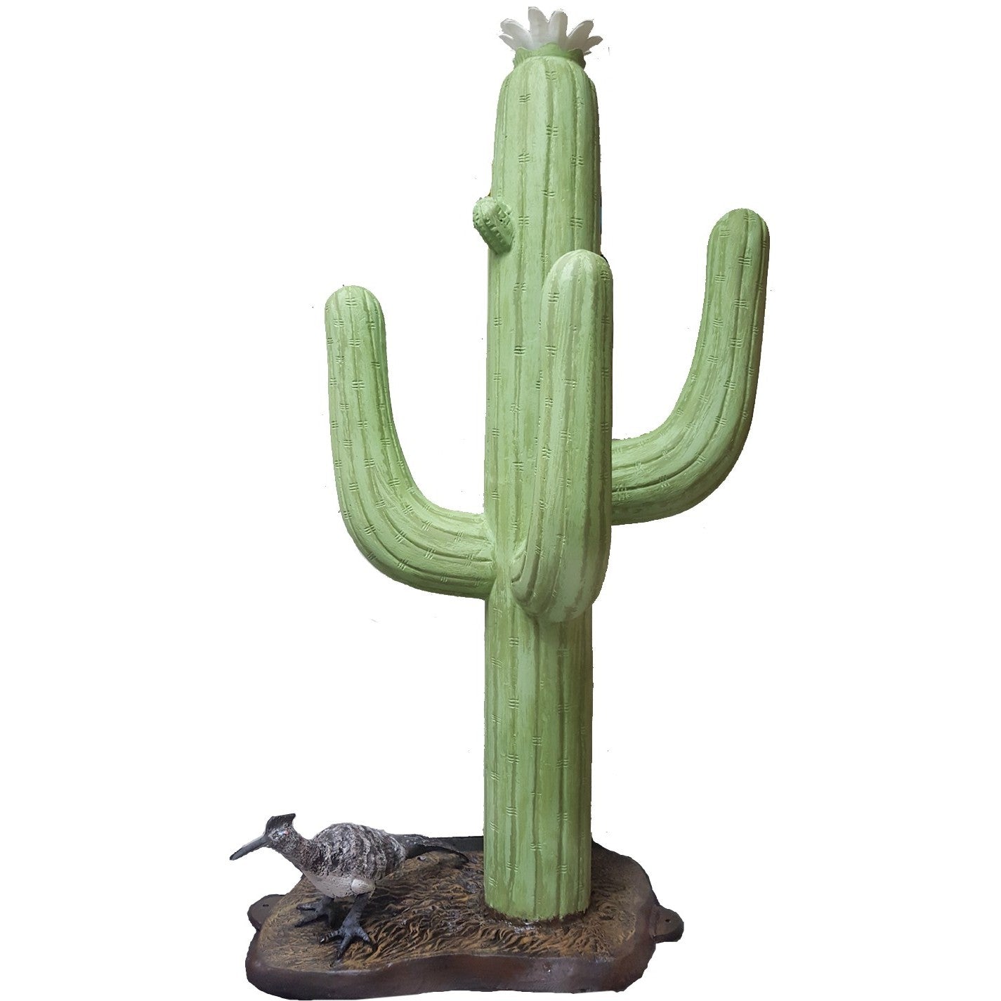 Large Cactus 5 Arm with Roadrunner