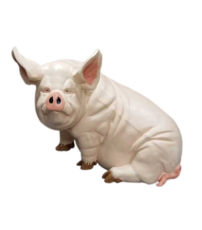 Sitting Pot Bellied Pig - Backyard Buddies
