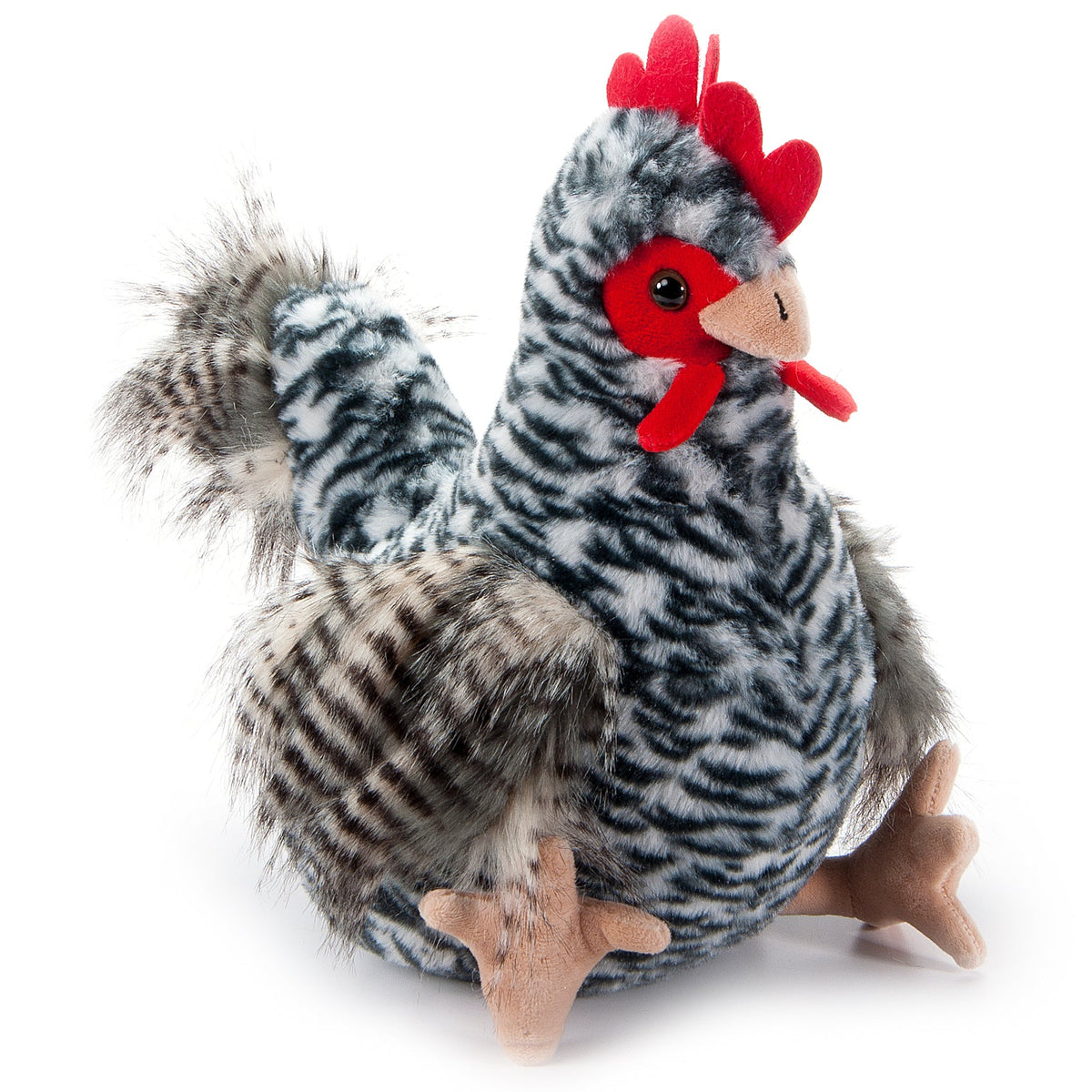 Barred Chicken 12" Plush Toy