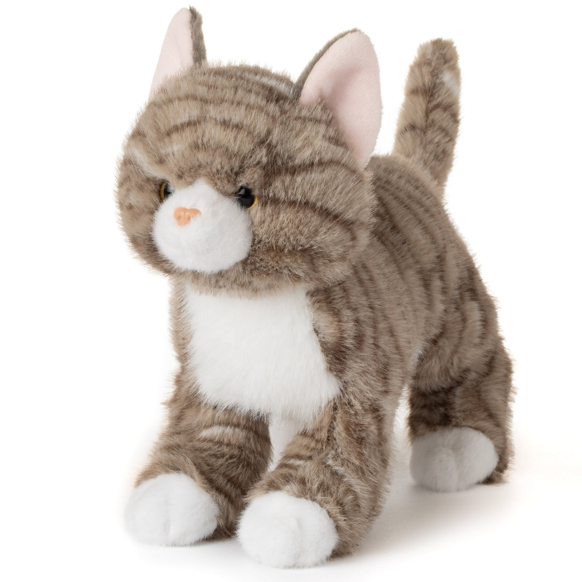 Grey Tabby Cat 10" Plush Toy