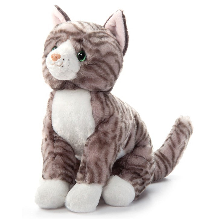Tabby Cat Grey 12"