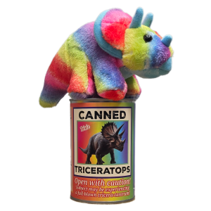Canned Rainbow Triceratops