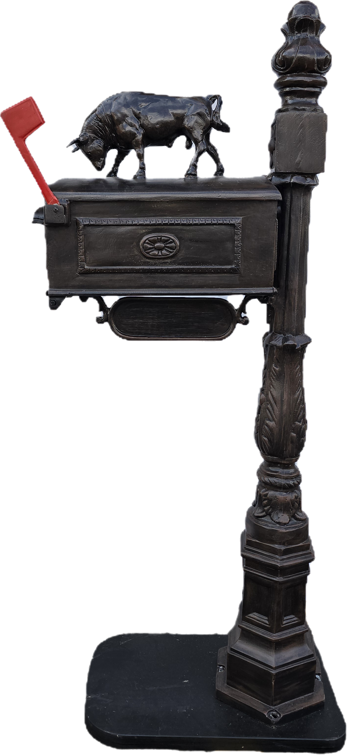 Mailbox with Bull
