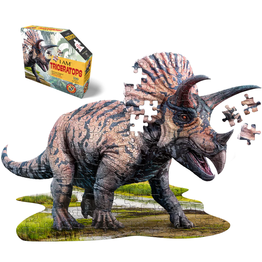 100 piece - I AM TRICERATOPS