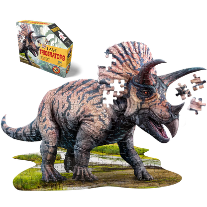 100 piece - I AM TRICERATOPS