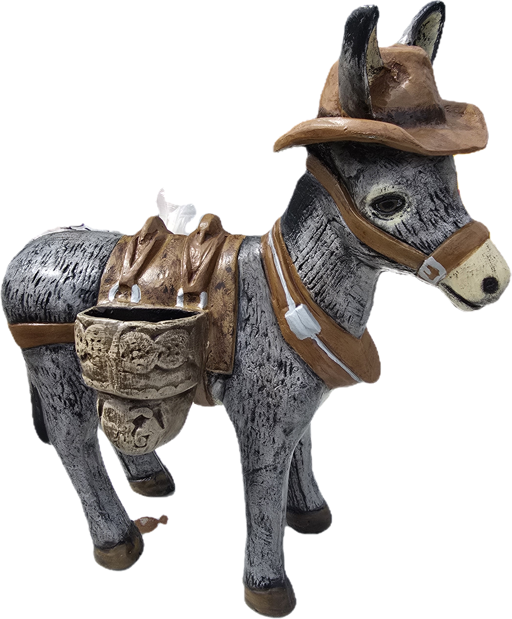 Small Donkey with Hat