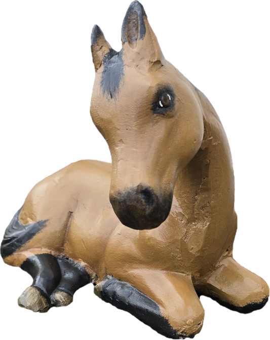 Laying Down Horse 17"