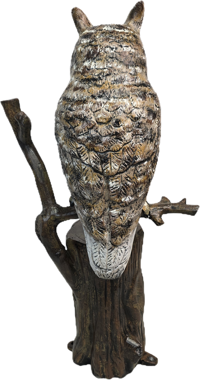 Owl on Tree Branch