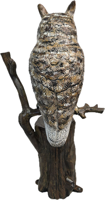 Owl on Tree Branch