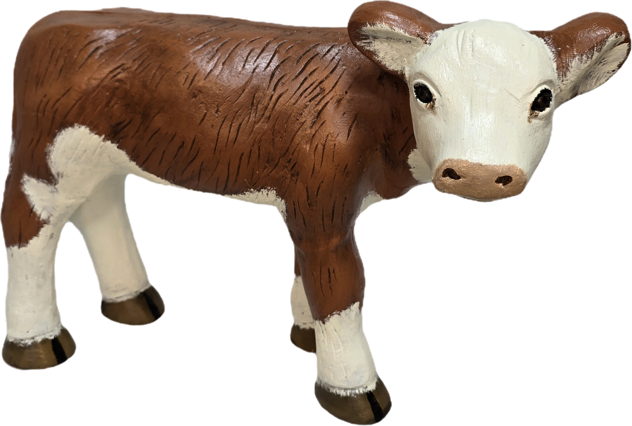 Calf with Turned Head - Backyard Buddies