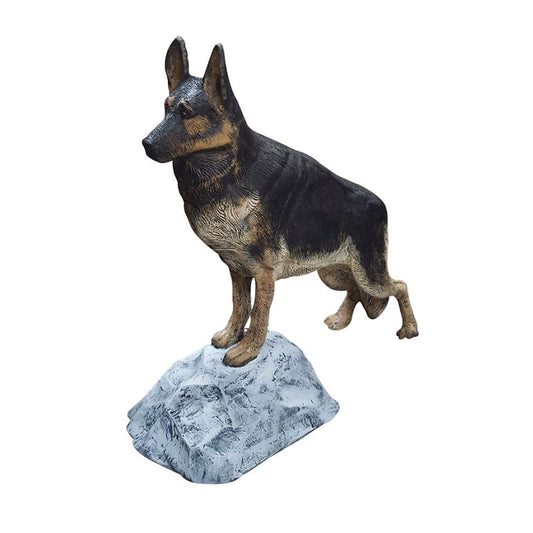 German Shepherd on a Rock