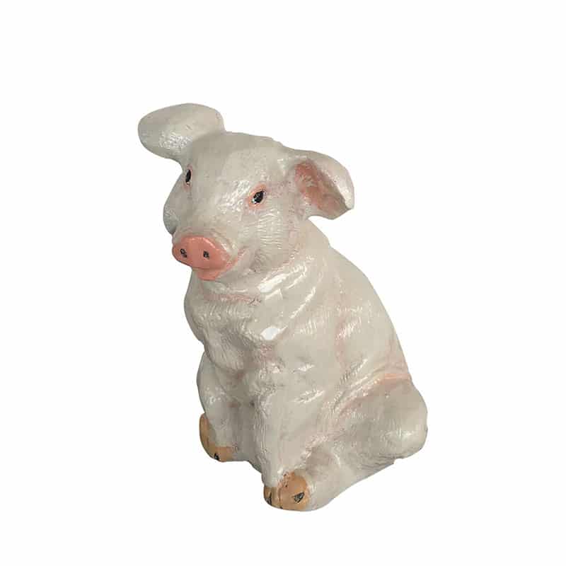 8" Sitting Pig