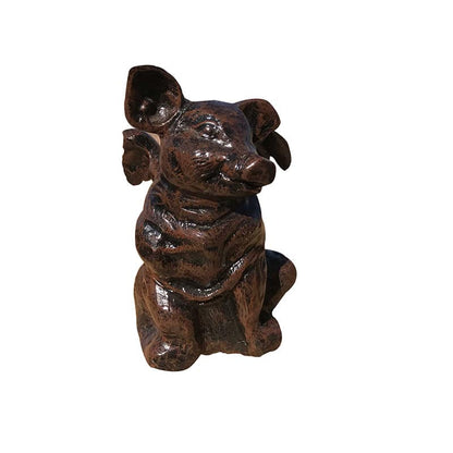 Sitting Pig with Wings
