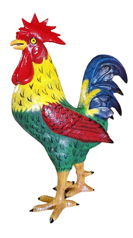 8' Colorful Rooster