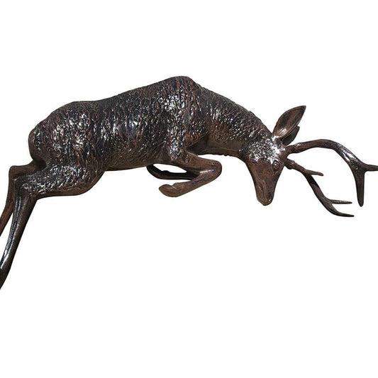 Jumping Deer Left Wall Mount