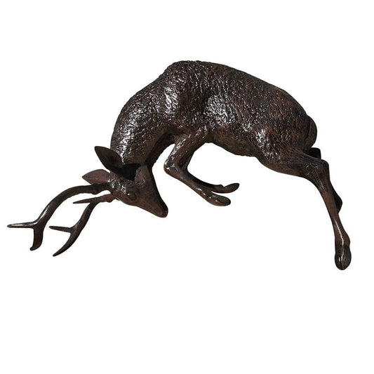 Jumping Deer Right Wall Mount