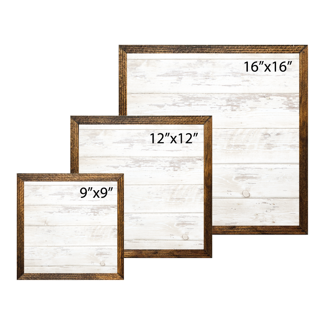 TIMBERLAND FRAME BECAUSE SOMEONE WE LOVE IS IN HEAVEN WHITE - Backyard Buddies