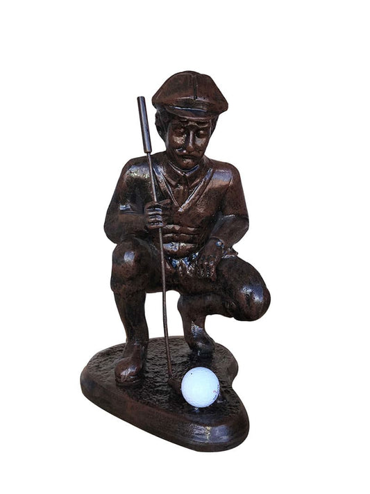 Golfer Kneeling