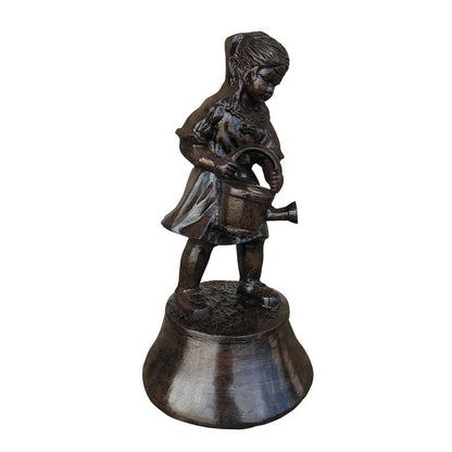 Little Girl with Watering Can