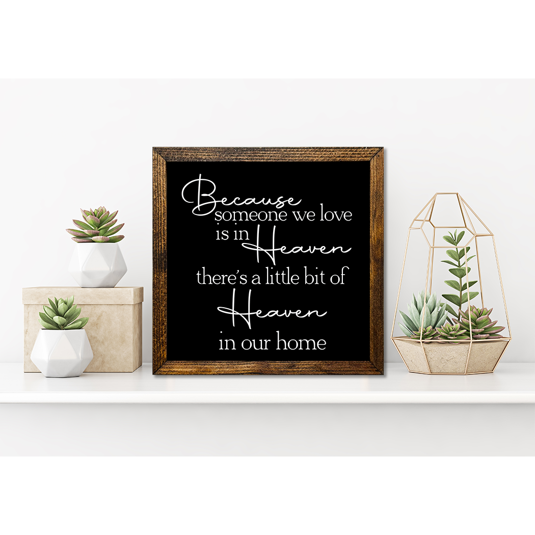 TIMBERLAND FRAME BECAUSE SOMEONE WE LOVE IS IN HEAVEN - Backyard Buddies