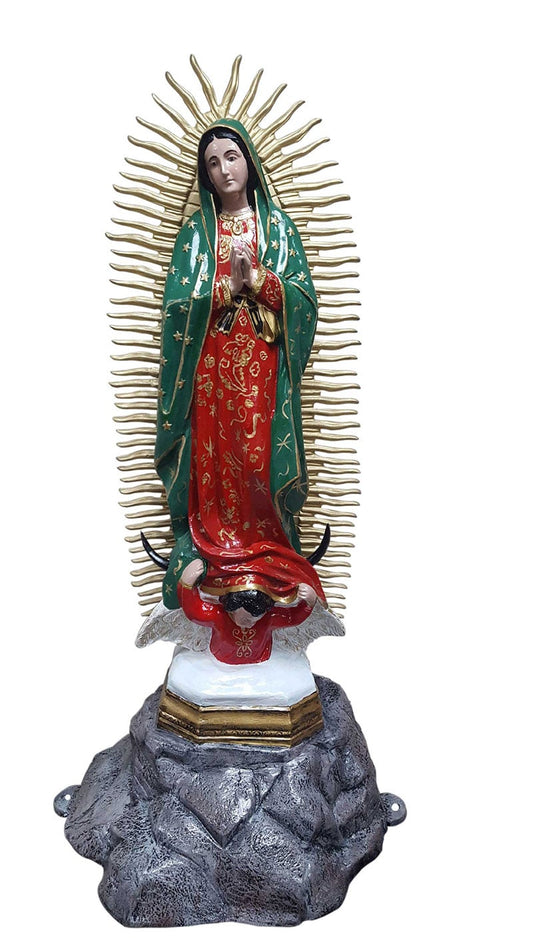 Virgin De Guadalupe on Rock