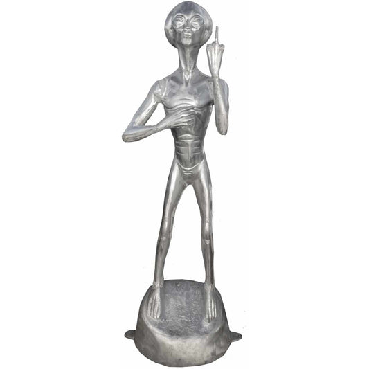Alien Standing Flipping Finger