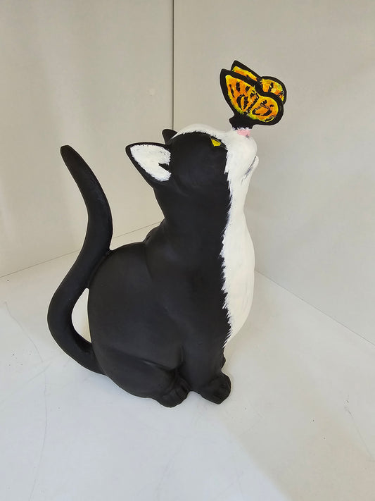 Cat with Butterfly