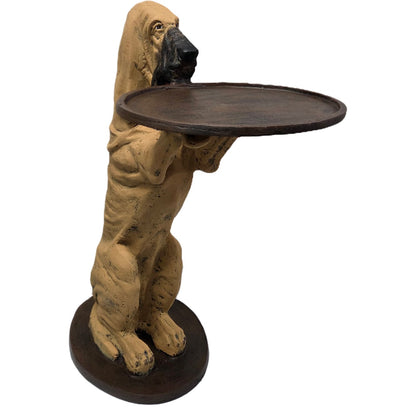 Basset Hound Holding Tray