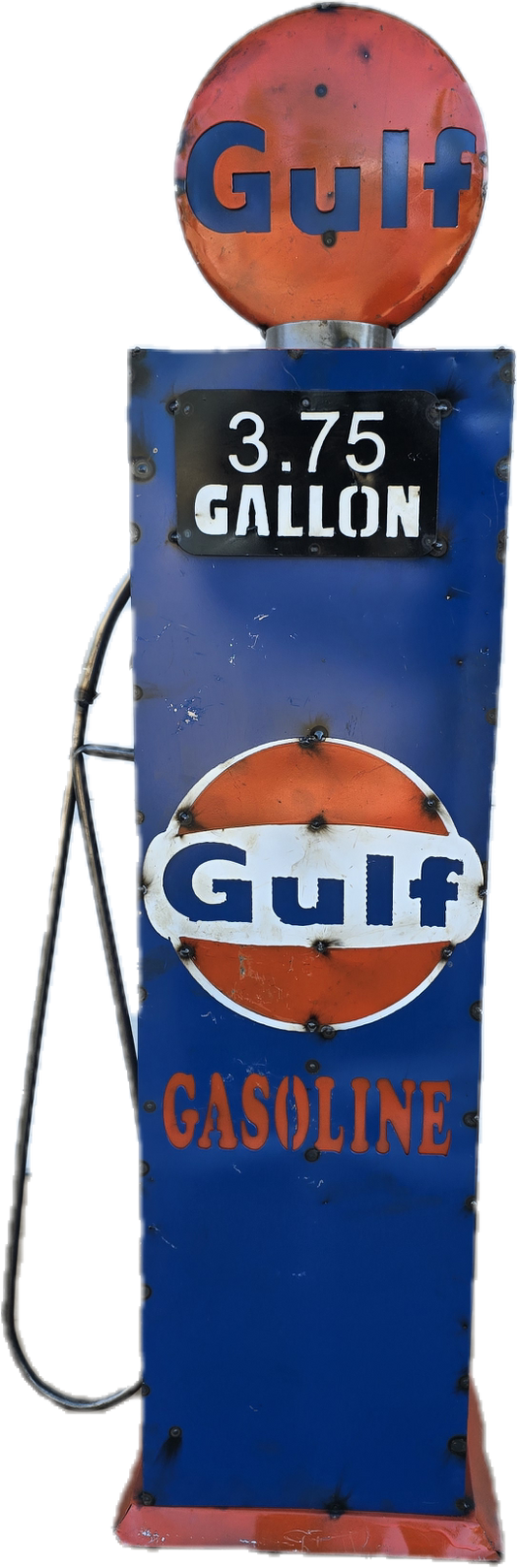 Squared Gulf Gas Pump - Large