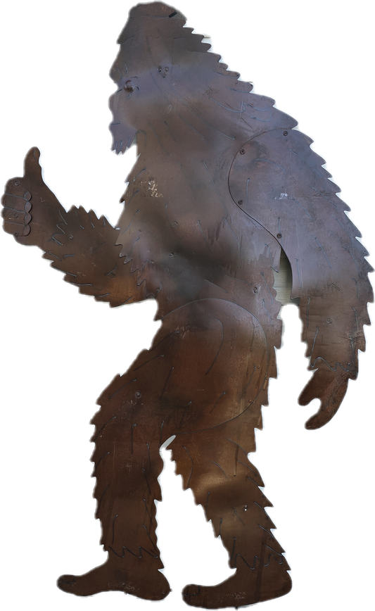 Medium Metal Bigfoot Silhouette