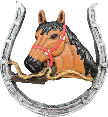 Horseshoe with Horse Head