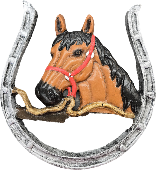 Horseshoe with Horse Head
