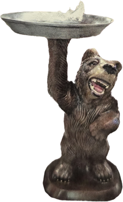 Bear Holding a Tray