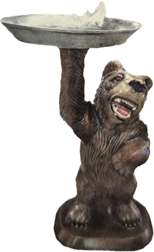 Bear Holding a Tray