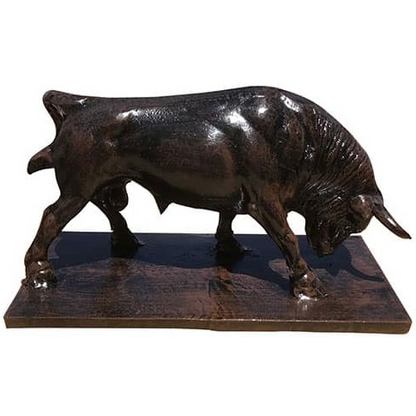 Desk Top Bull on Base