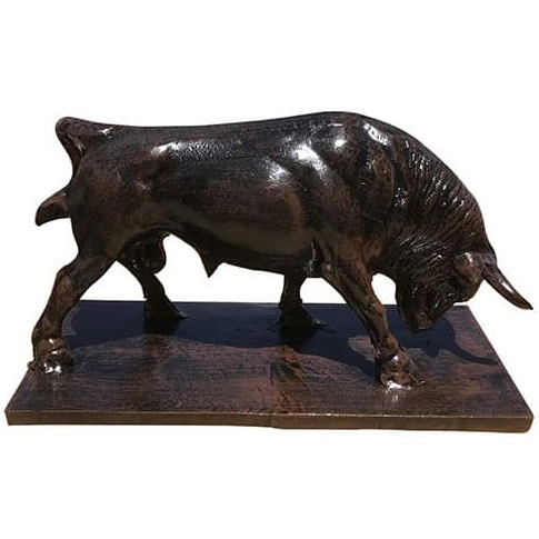 Desk Top Bull on Base