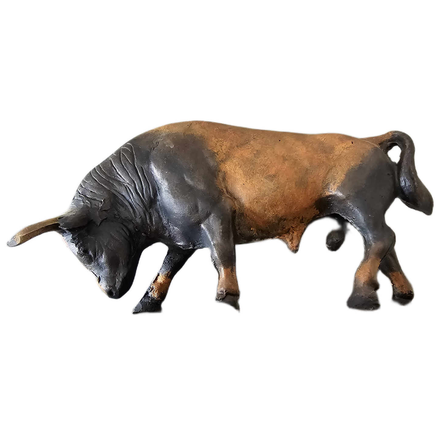 Desk Top Bull on Base